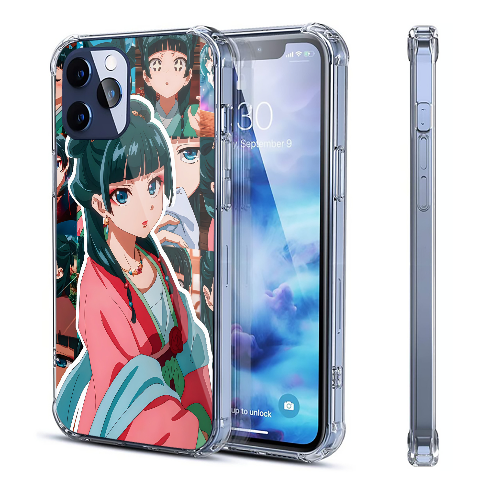 （画像用） 薬屋のひとりごと The Apothecary Diaries 【iPhone 12シリーズ対応】透明スマホケース（クリアソフトケース）
